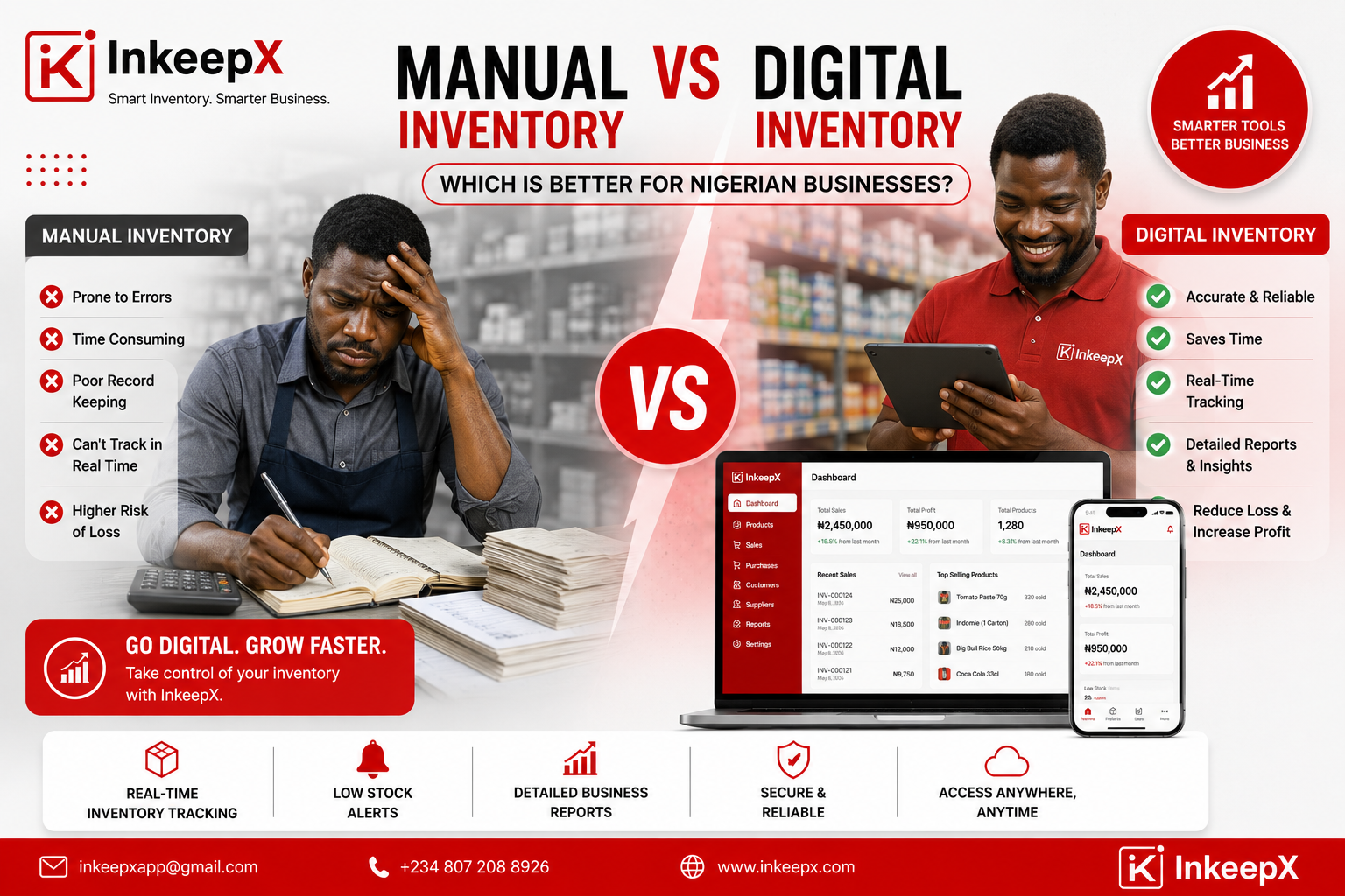 Manual vs Digital Inventory: Which is Better for Nigerian Businesses?