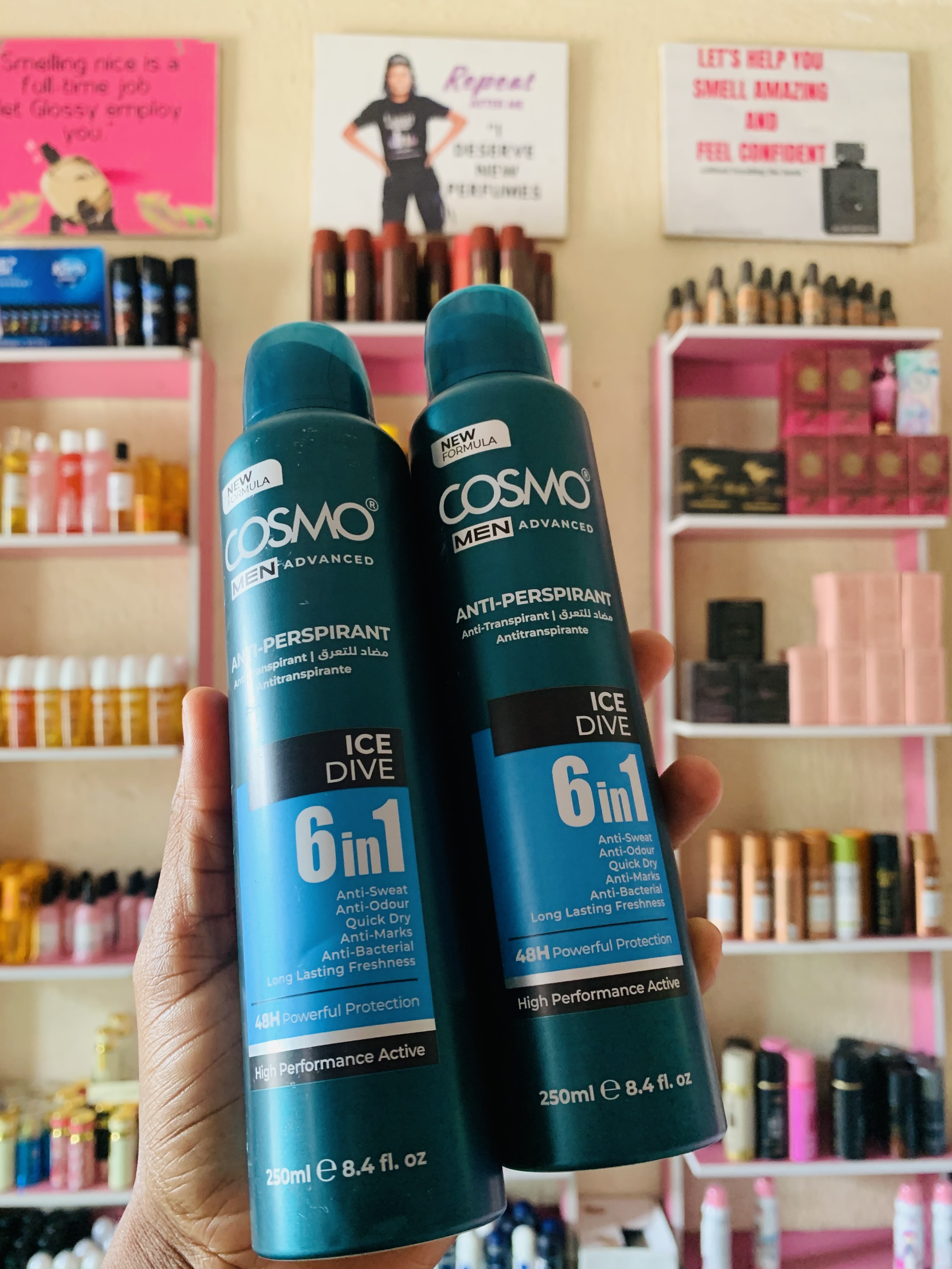 250ML COSMO ANTIPERSPIRANT SPRAY