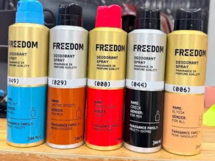 Freedom bodyspray