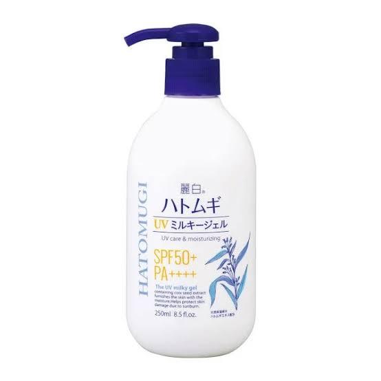 KUMANO YUSHI REIHAKU Hatomugi UV Milky Gel SPF
