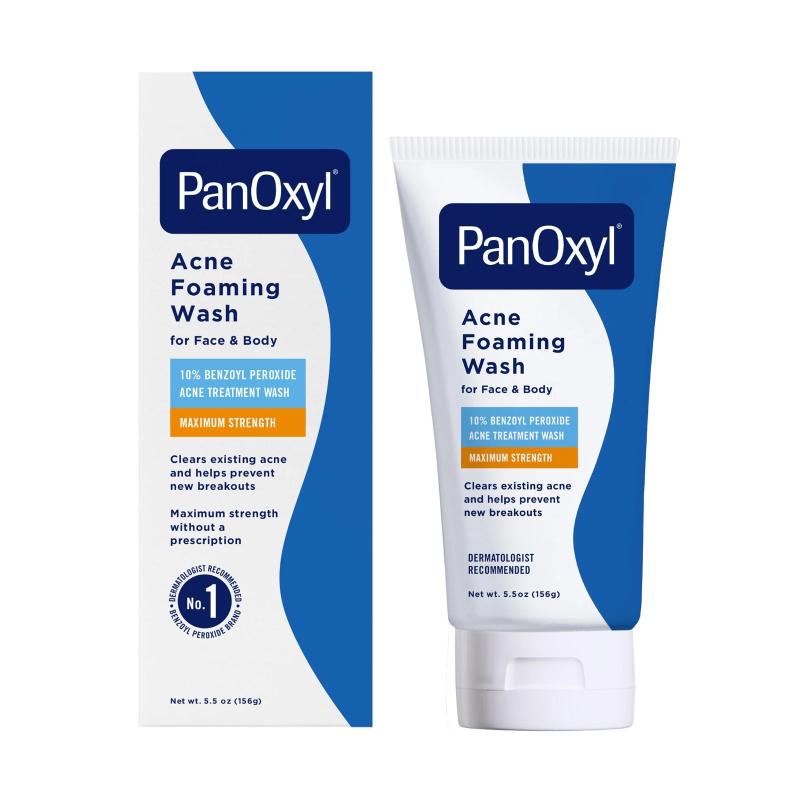 PanOxyl 10% Benzoyl Peroxide Acne Foaming Wash