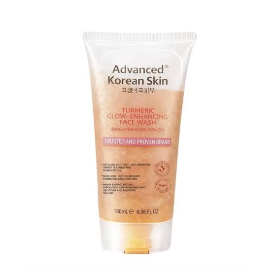 Advanced Korean Skin Turmeric Glow-Enhancing Face Wash (180ml)