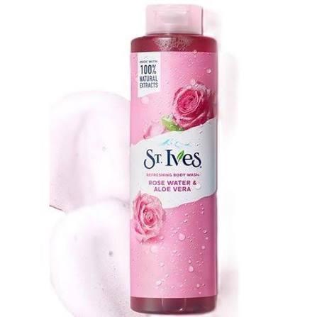 ST. Ives Rose water & Aloe vera Body Wash 650ml