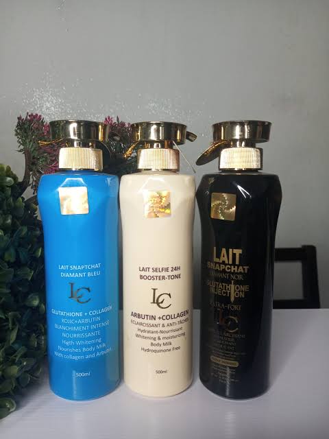 Lait Snaptchat Glutathione + Collagen Body Lotion